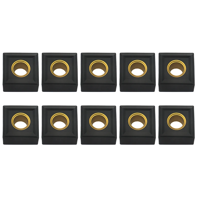 10PCS SNMG120404 SNMG120408 SNMG120412 UC5115 Carbide Inserts External Turning Tool SNMG CNC Lathe Cutter Tools For Cast Iron