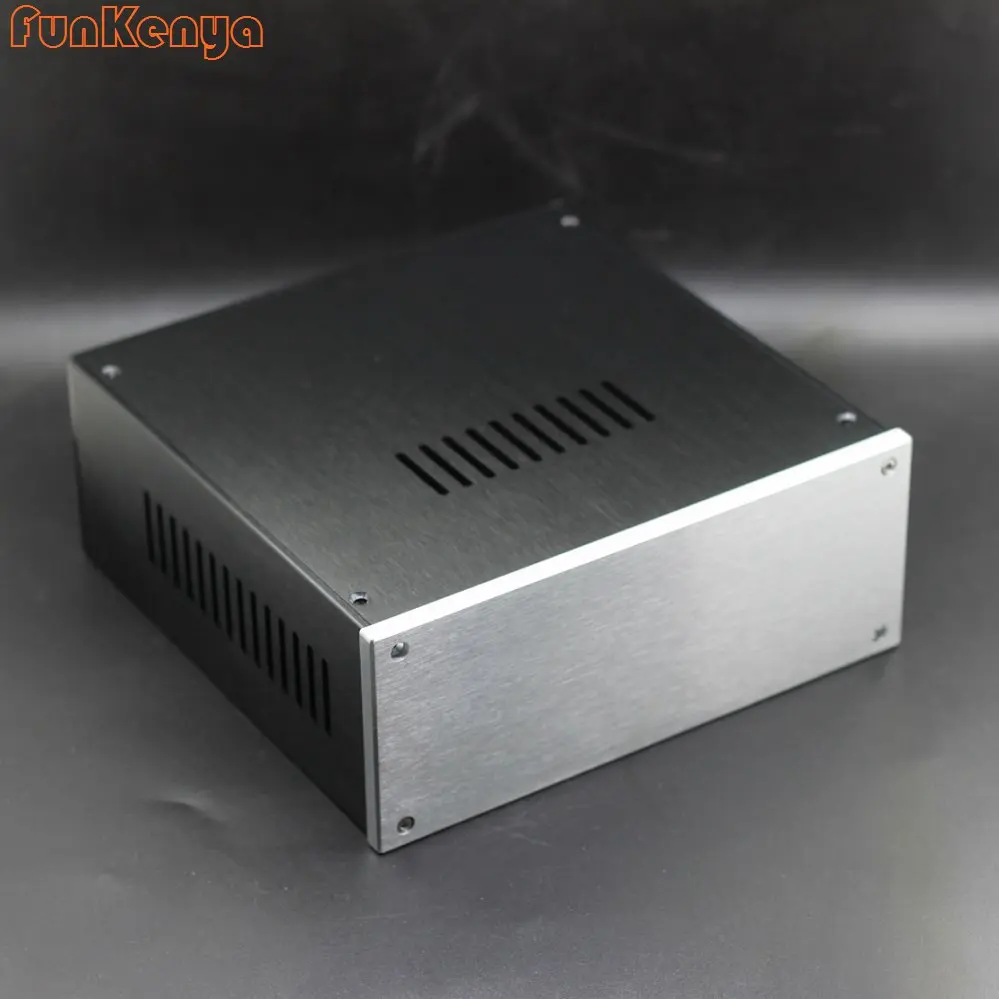 W225 H92 D227 Aluminum Box Preamp Amp Housing Chassis DIY Power Amplifier Case DAC PSU Headphone Enclosure Rear Class Tube Shell