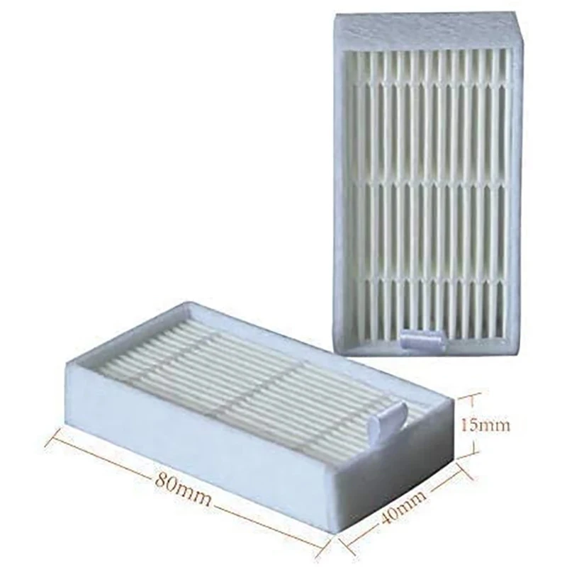 Bộ Lọc Hepa Lọc Thay Thế Cho Ecovacs CEN540/CEN546/CEN54 CEN540-MI Robot Hút Bụi Bàn Chải Cạnh Bên Cây Lau Nhà Vải Phần Phụ Kiện