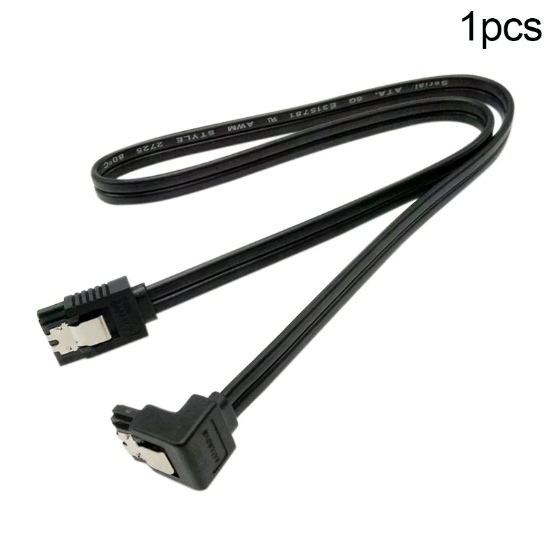 

SATA 3.0 Cable SATA III 6GB/s Right Angle 90 Degree for HDD Hard Drive 40cm Data Serial Cord line Data Charger Cables Connector