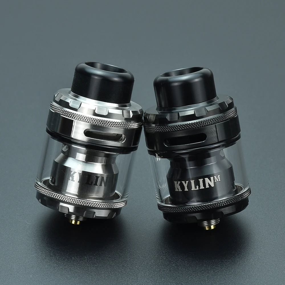 Kylin M Pro RTA 24.2mm zbiornik 6ML/8ML górny przepływ powietrza Atomizer do elektronicznego papierosa DIY waporyzator składany vape rta vs Kylin M