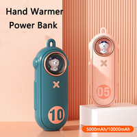 Rechargeable Electric Hand Heater Warmer 5000mAh 10000mAh Powerbank Portable Charger for iPhone 13 12 Xiaomi Samsung Poverbank