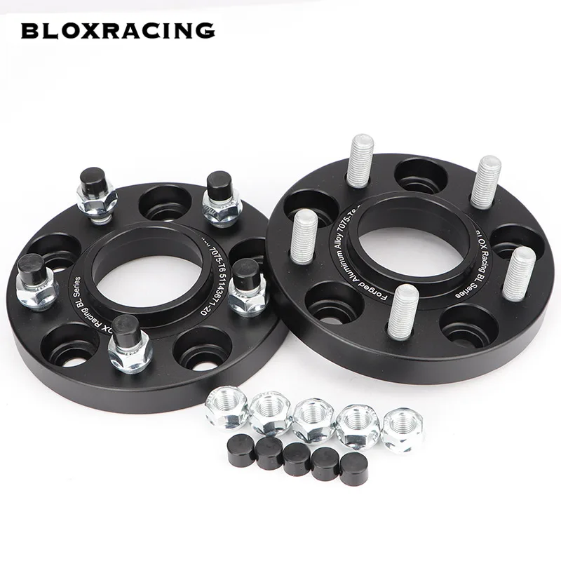 2Pieces 15/20mm 7075 aluminum forged wheel spacers adapters PCD 5x114.3 CB = 67.1mm(ID = OD),suitable for  Hyundai, Mazda, Kia