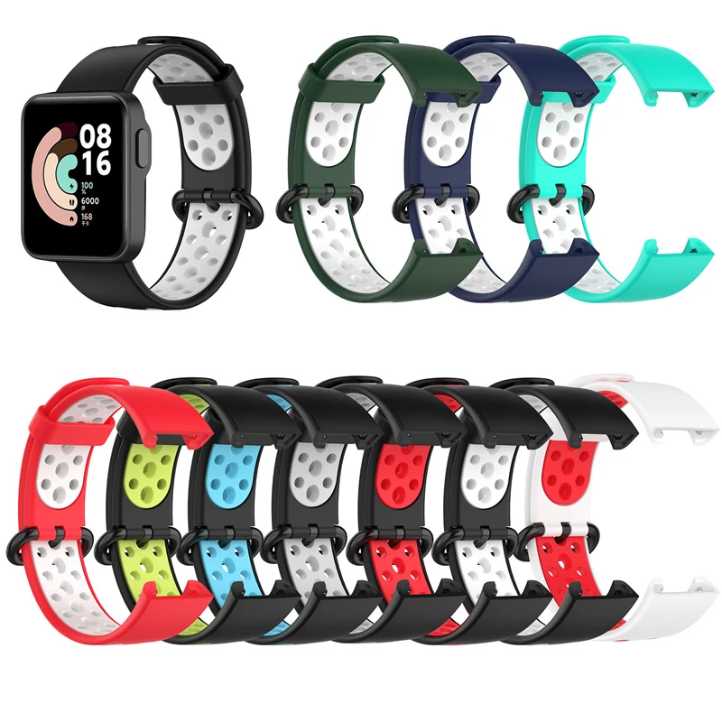 Silicone Strap For Xiaomi Mi Watch Lite Global Version Smart Watch Replacement Sport Bracelet Wristband for Redmi Watch Strap