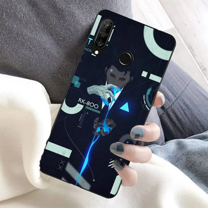 FHNBLJ Detroit Become Human Android RK800 Connor Kara  Phone Case for Huawei Honor 8 x 9 10 20 V 30 pro 10 20 lite 7A 9lite case