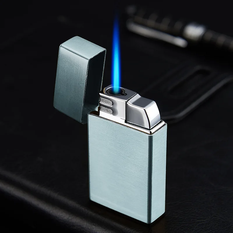 2021 NEW Portable Metal Windproof Cigarette Cigar Lighters Butane Gas Lighter 1300C Mini Turbo Torch Lighters Gadgets For Men