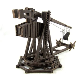 1/72 Classical DIY Model Set of Materials Handmade Wood Empire Age Trebuchet Assembly Model