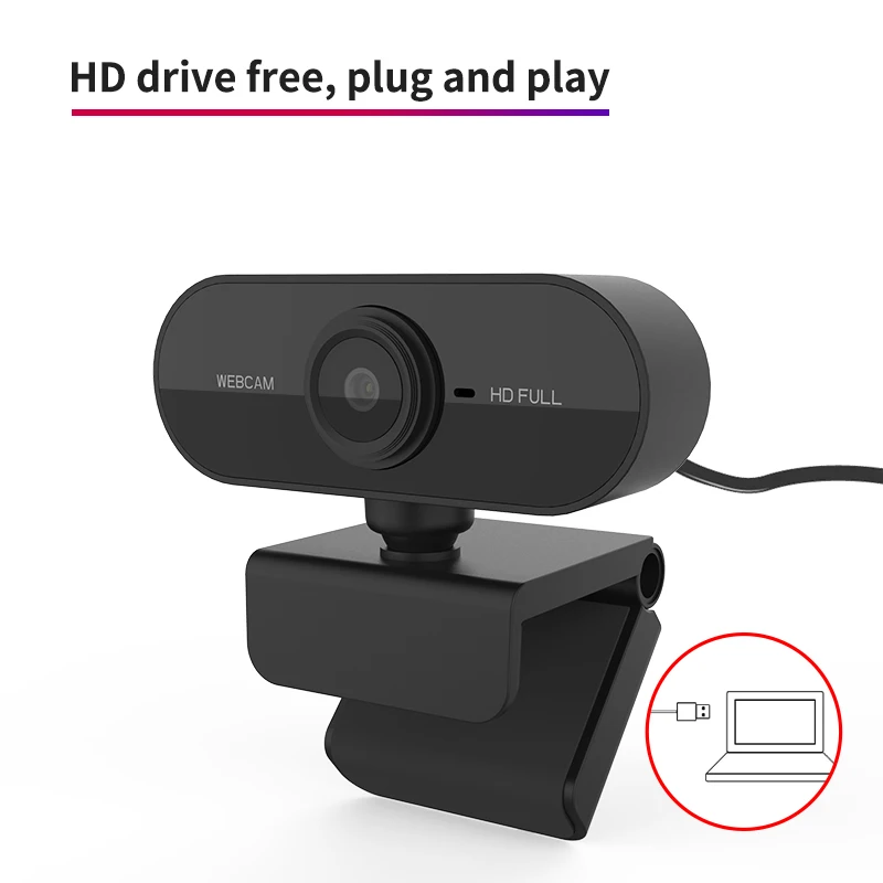 High Definition Lens 720P Full HD Teaching Online Webcast Computer Camera Auto Focus 360 Degree Rotation Multifuntional Base