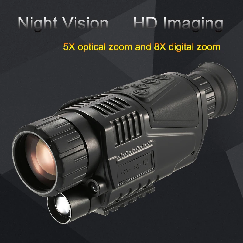 Outdoor Hunting Zoom Photo Video Playback 1080P Binocular HD Infrared Night Vision Device Monocular Camera Digital Telescope