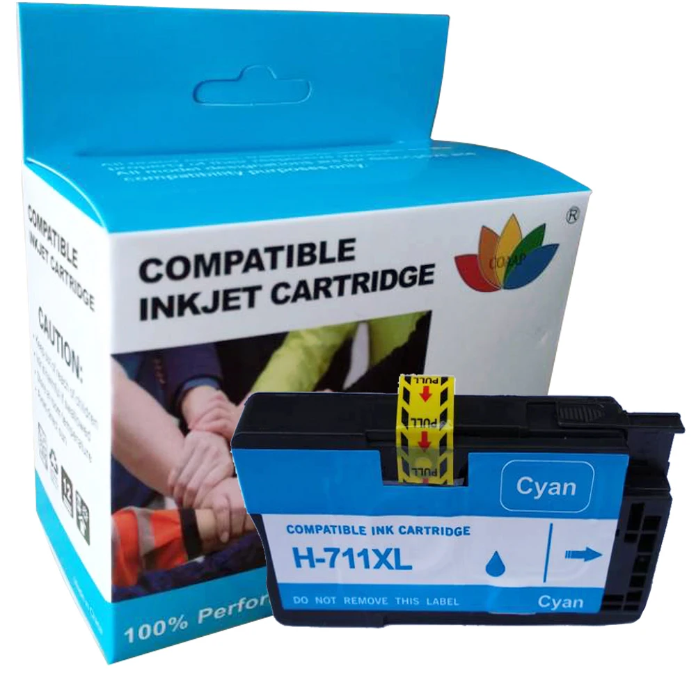 

1 шт. совместимый hp 711 XL CZ130A картридж с голубой краской для hp 711 DesignJet T520 T120 струйный принтер