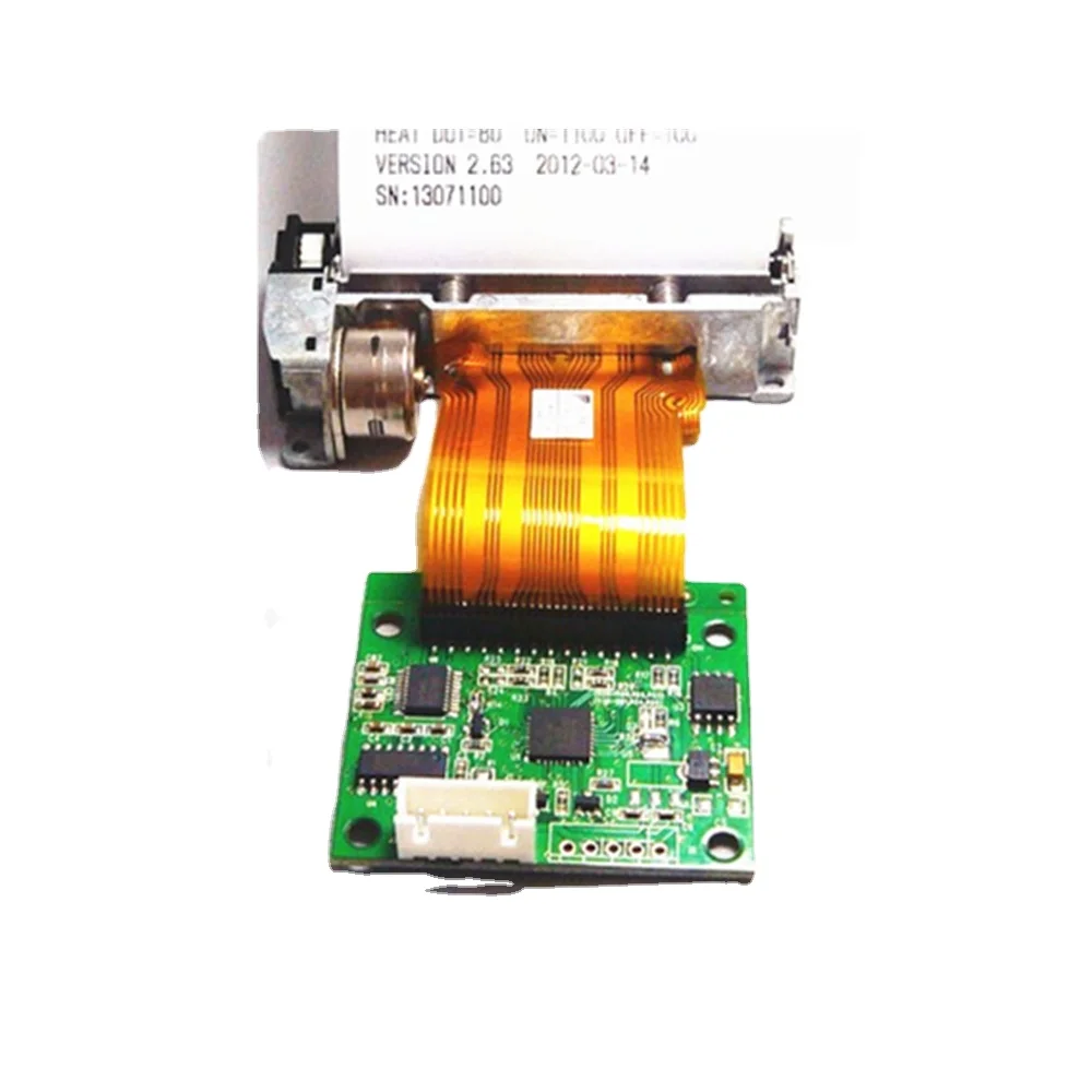 thermal print head TP-628 movement + matching For Jingpu  TTL/RS232 driver board 57mm printing effect