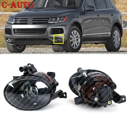 Car Front Bumper Halogen Fog Light Fog Lamp Assembly With Convex Lens For VW Touareg 2011 2012 2013 2014 7P60941699 car-styling