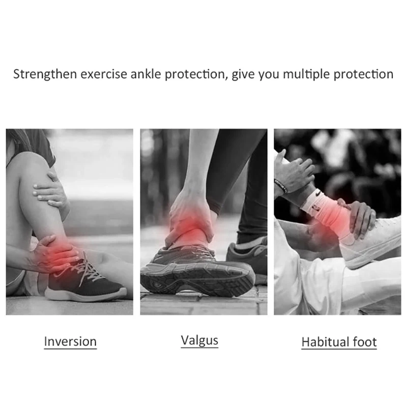 Adjustable Bandage 1 pcs Sports Foot Anklet Wrap Ankle Brace Support Elastic Splint for Guard Sprains Injury Protector