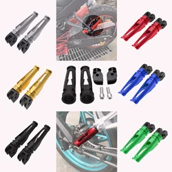 Rear Foot Pegs Pedals Passenger Footrests For DUCATI Monster 696 796 695 659 Dark 749 999 S R Motorcycle Aluminum