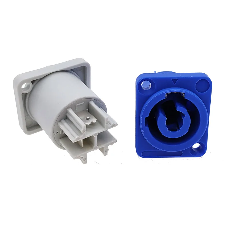 1PCS Stage Light LED Power Cable Plug socket 3 pin Panel PowerCon professional audio power plug Connector