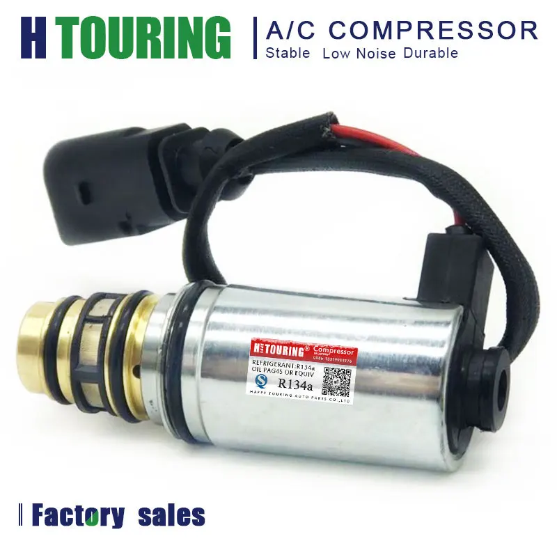 

Sanden PXE13 PXE14 PXE16 AC Compressor Electronic Control Valve Solenoid Valve for VW Volkswagen Polo Caddy Sagitar
