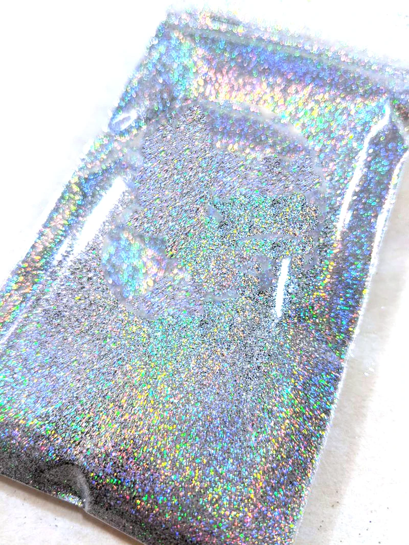 0.2 1/128 Multi-color Holographic Mirror Glitter for Nail Art,(Extra Fine Glitter), 50 Grams Holo Ultra Fine Nail Glitter Powder