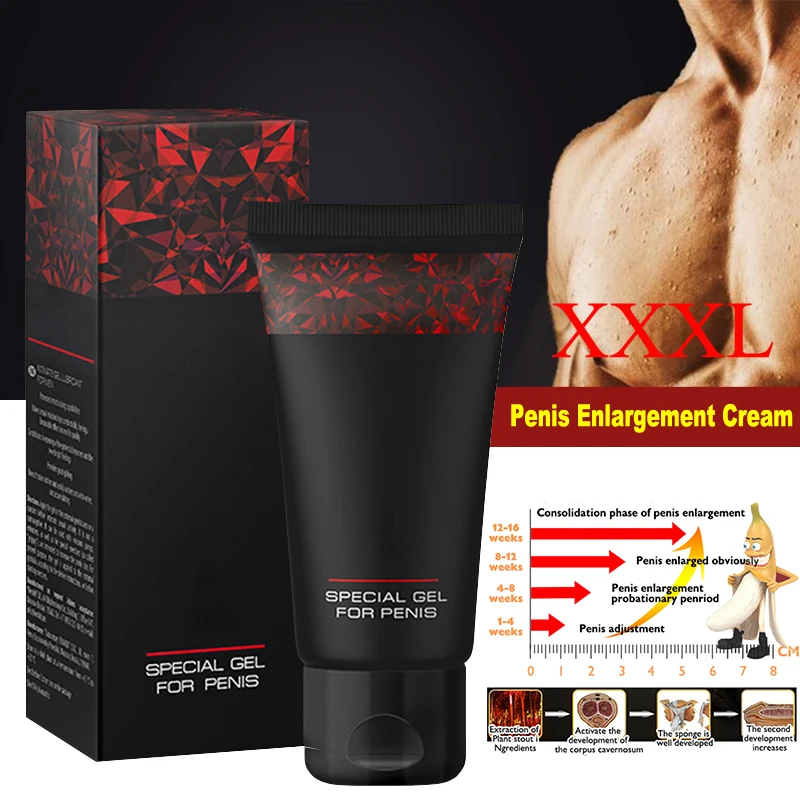 Penis Enlargement Cream Erection Enhance Size Sexual Products Growth Dick Titan Extender Gel Sex Enlarger Sex Powerful Penis