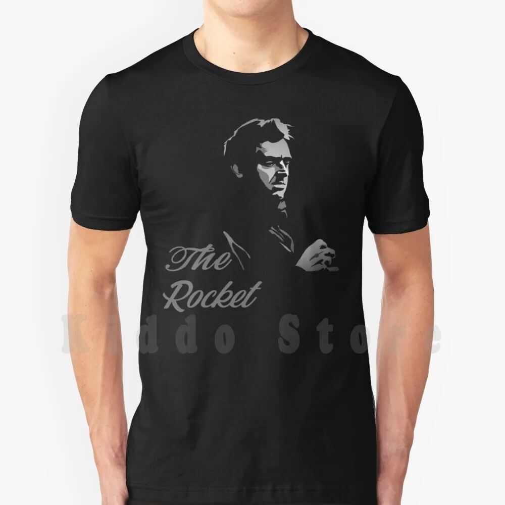 Ronnie O'sullivan The Rocket T Shirt DIY Big Size 100% Cotton Snooker Osullivan Ronnie Osullivan 147 Rocket Sport Pool Cue
