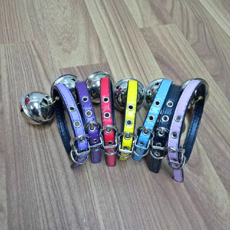 

Dog Collar Personalized Pet Collar With Bell Jewelry Teddy Puppy Cat Collar Adjustable For Small Medium Large Dogs Pit bull Pug