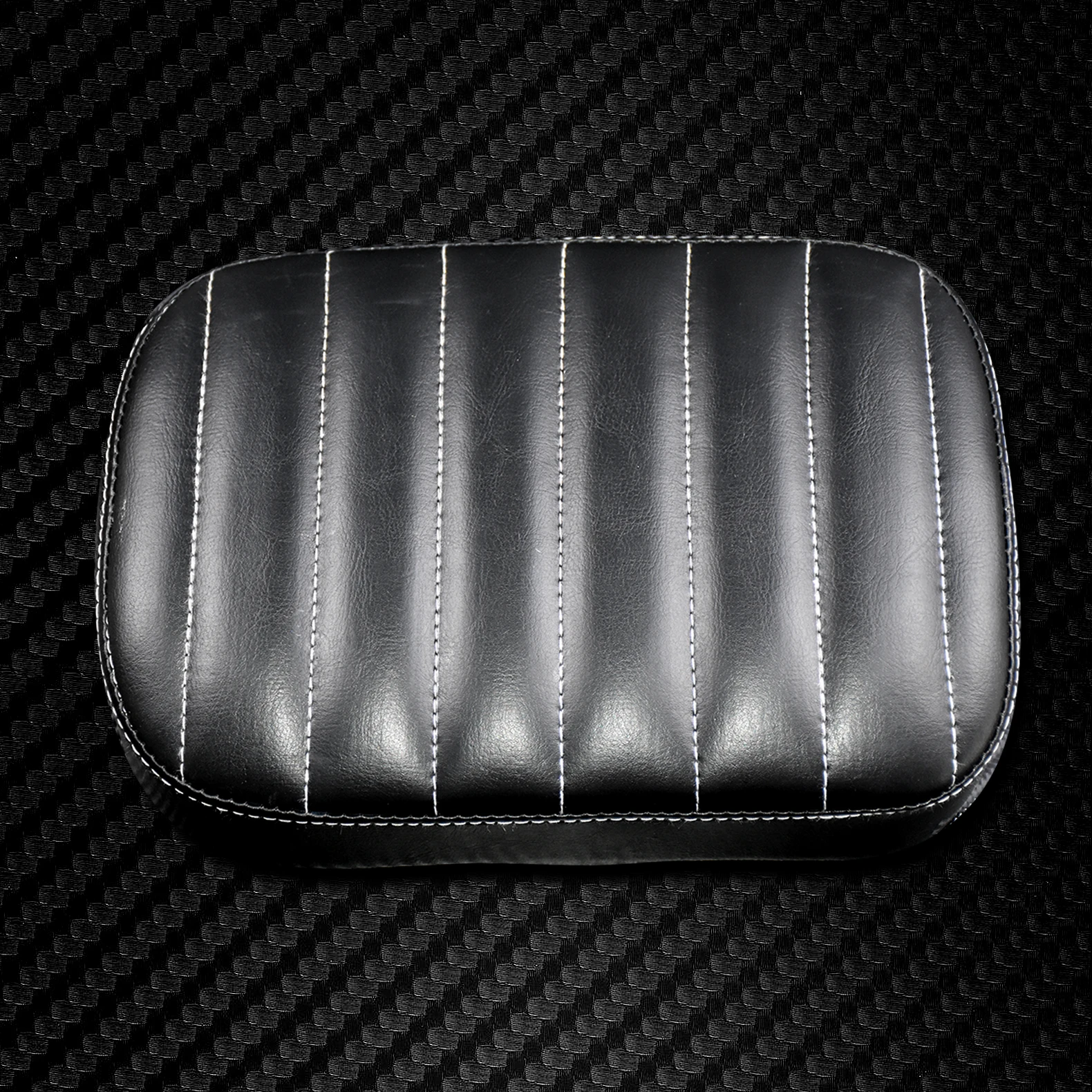 Motorcycle Rear Passenger Cushion Pillion Seat Pad 6 Suction /8 Suction For Harley Touring Sportster XL1200 Dyna Chopper Custom