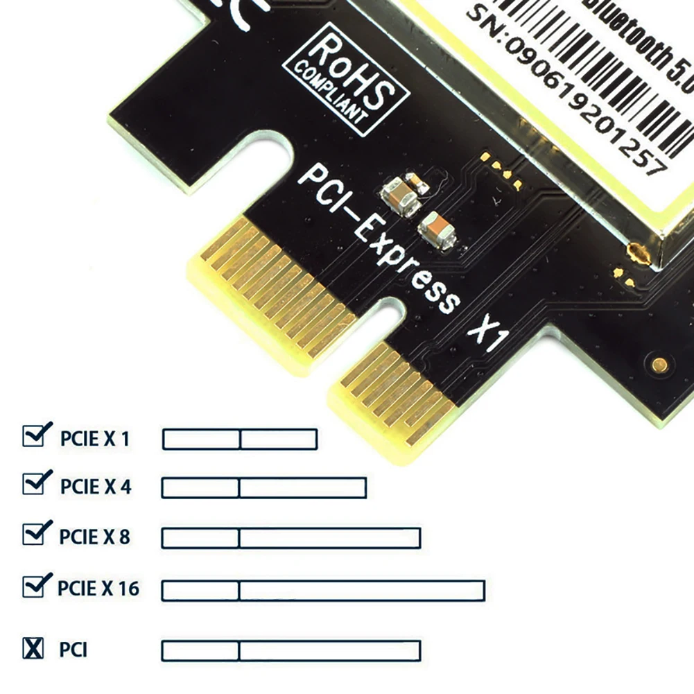블루투스 5.0 2.4Gbps 무선 와이파이 카드 AX200 기가비트 듀얼 밴드 와이파이 6E 네트워크 PCI 익스프레스 어댑터, 윈도우즈용 Pc 데스크탑