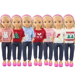 New Cute sweater suit clothes  Fit With 42cm FAMOSA Nancy Doll (Doll and shoes are not included), Doll Accessories