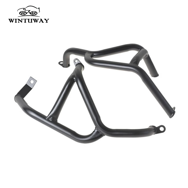 

WINTUWAY For Kawasaki Z900 2017 Motorcycle Bumpers Engine Protective Guard Crash Bar Steel Highway Protector Bumper Frame Black