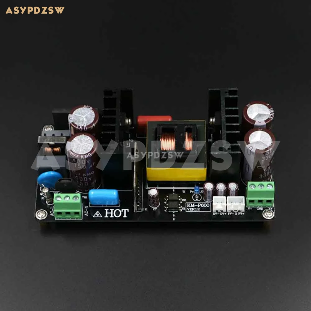 KM-P600 High Power digital amplifier switching power supply DC +/-24V/36V/48V/55V regulator 600W SMPS board