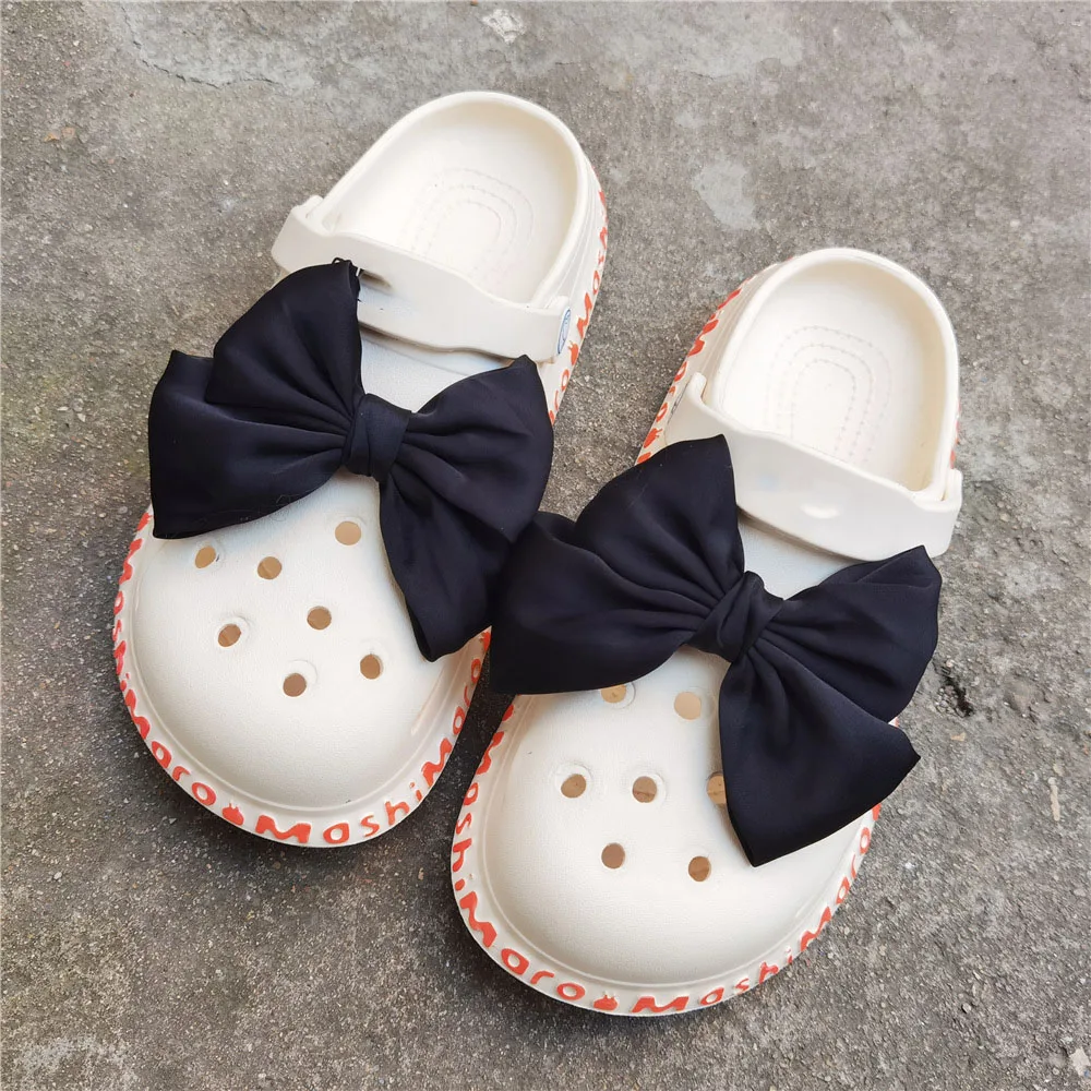 1pcs muci-color Shoe Decoration Buckle Charms Accessorie pin bowknot case bag DIY Combination for clog wholesale drop shipping image 3