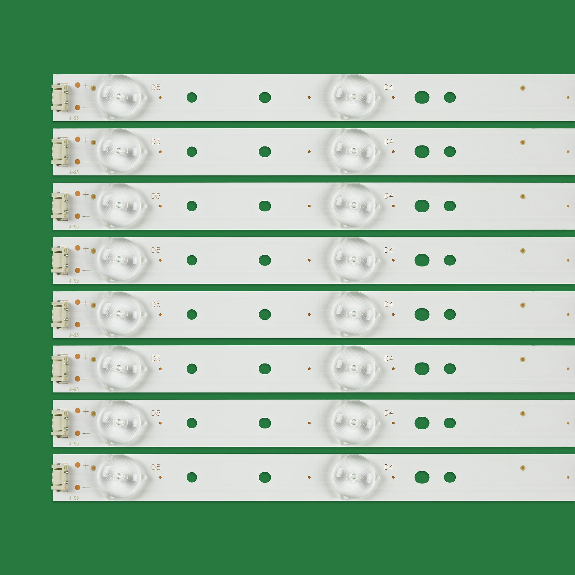 30set New 8 PCS/set 5LED LED strip For Polaroid TQL43F4PR001 5800-W43001-3P00 5835-W43002-2P00 RDL430FY PH43E30DSGW PH43E30