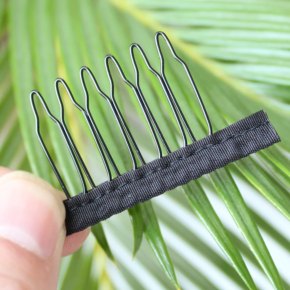 Vogue Queen Wig Accessories, Hair Wig Combs And Clips For Wig Cap, Black Color,60 pcs/lot