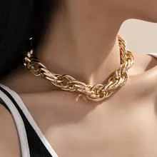 Gold Aluminum Cuban Necklace #2