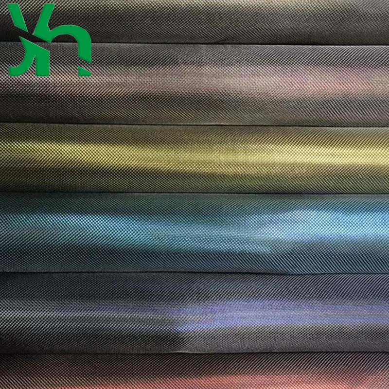 green metal carbon fiber cloth, 100% 3k carbon fiber +  green metalsilk ,DIY customized surface decoration