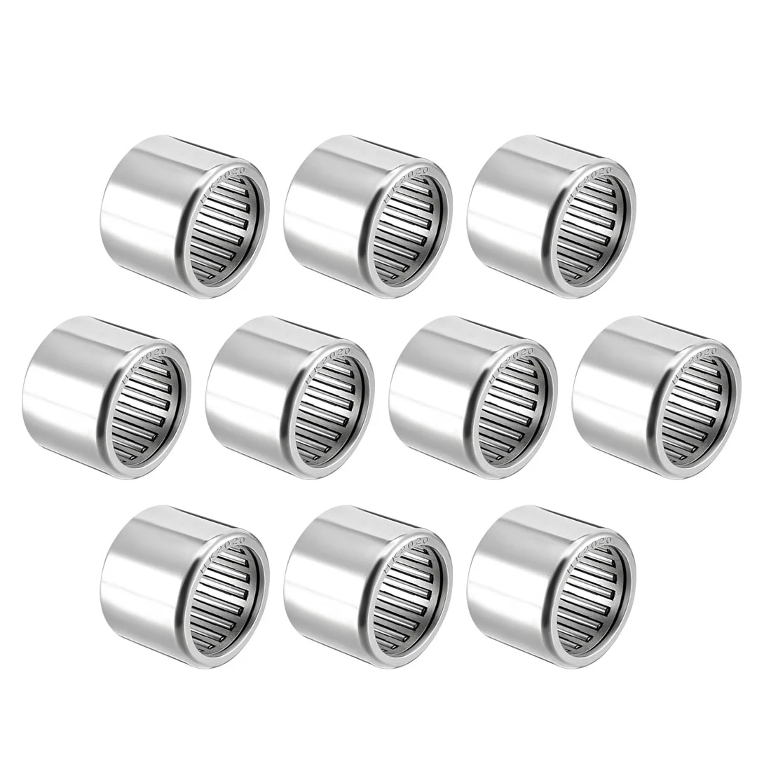 

uxcell 10pcs HK2020 Drawn Cup Needle Roller Bearings, Open End, 20mm Bore Dia, 26mm OD, 20mm Width