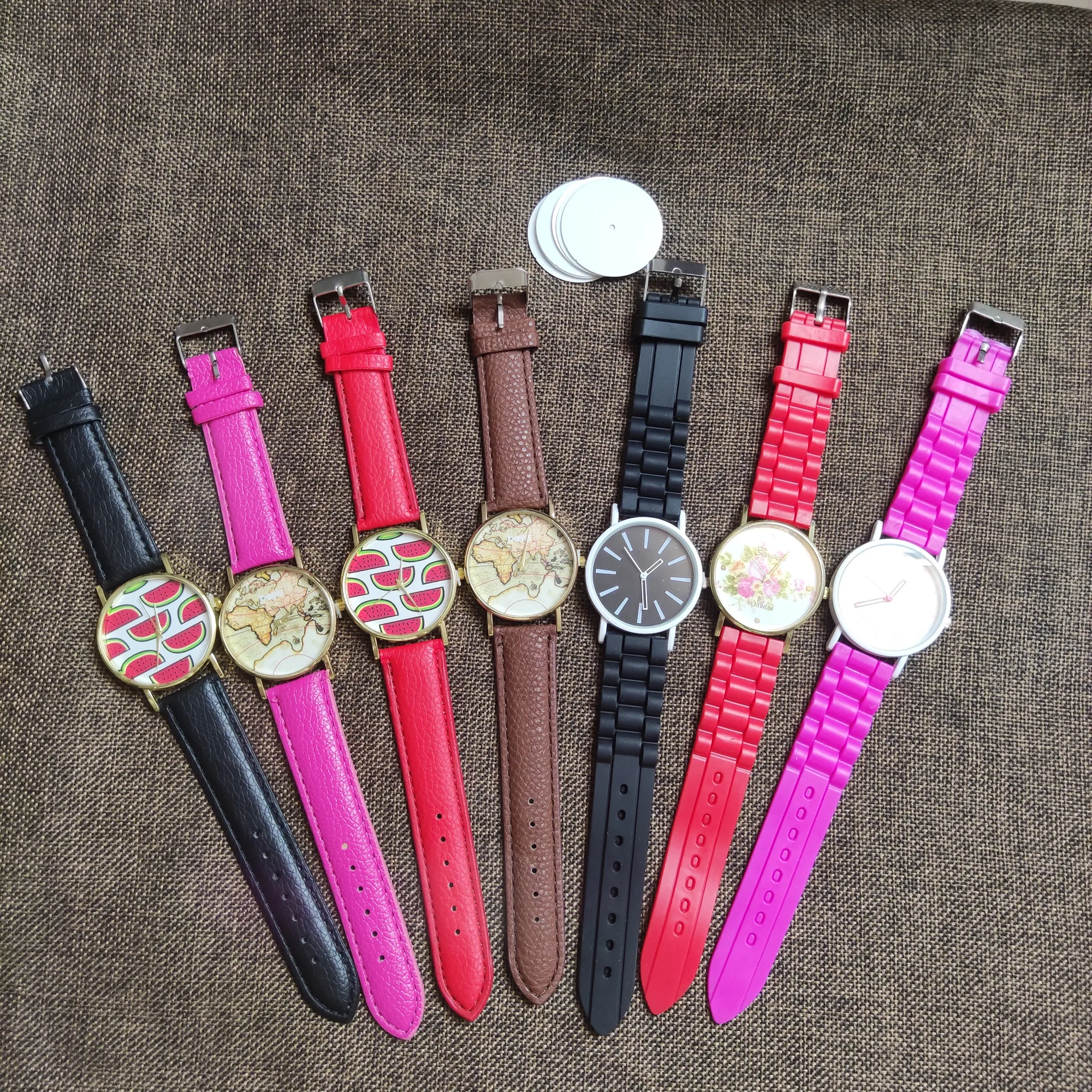 5pcs/lot Blank Sublimation Watch for Sublimation INk Transfer Printing Heat Press DIY Child Gifts Craft Can Print