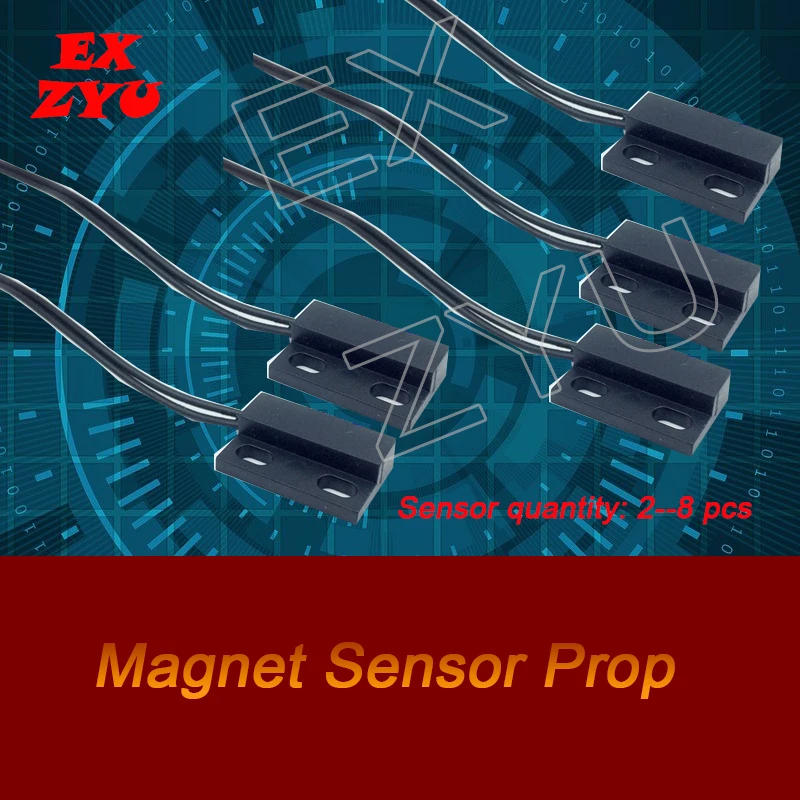 Magnet Sensor Prop Sequence Version Real Escape Room Game Use Magnets to Touch Sensors in Right Sequence to Unlock Adventure