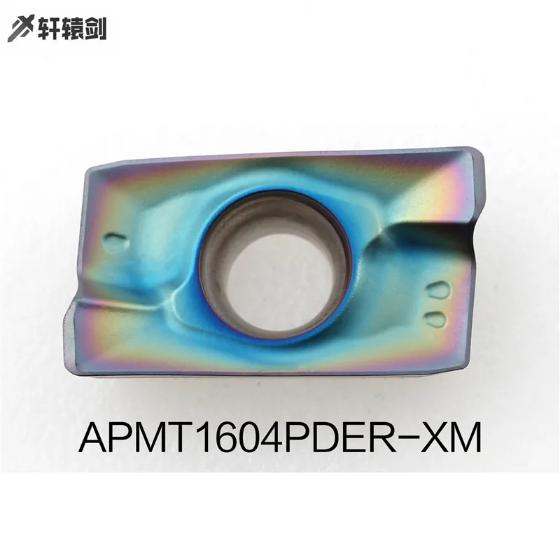 10PCS APMT1135PDER APMT1604PDER APMT1605PEER XM H2 XH55เหล็กชุบแข็งคาร์ไบด์แทรกเครื่องมือมิลลิ่งCNCเครื่องกลึงโลหะเครื่องกลึงโลหะ