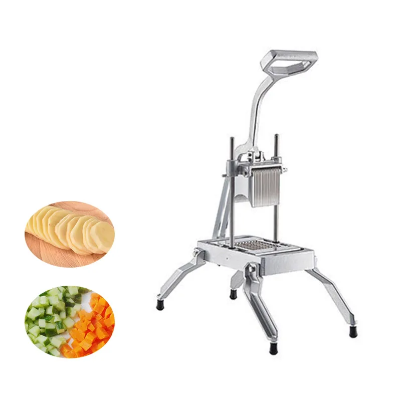 Manual Potato Cucumber Ginger Onion Cutter Shredder French Fries Slicer Potato Chips Maker Chopper Cutting Machine