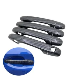 For Subaru Levorg 2015 2016 2017 2018 2019 Carbon Fiber Car Door Handle Cover Sticker Overlay Styling Accessories