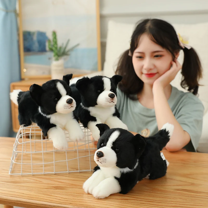 Simulation maltese Dog Plush Toy Stuffed Animal Super High Quality Realistic Schnauzer Toy for Luxury Home Decor Pet lover Gift