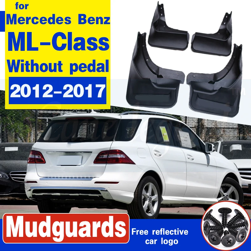 For Benz M-class ML-class W166 2012-2017 mudguards mud flaps Fenders splash guards car Front Rear wheel accessories auto styling