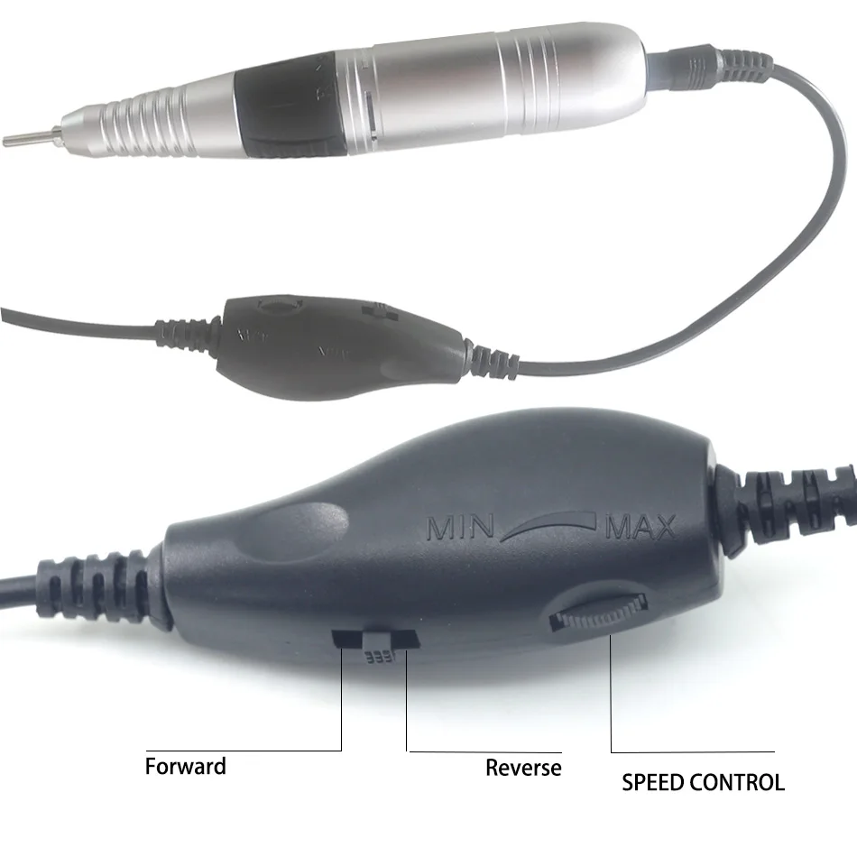 SAMVI 30000rpm 110-240V Pro Tragbare Nagel Bohrer Maschine Für Maniküre Elektrische Nagel Cutter Metall Einfach zu bedienen Stift Form