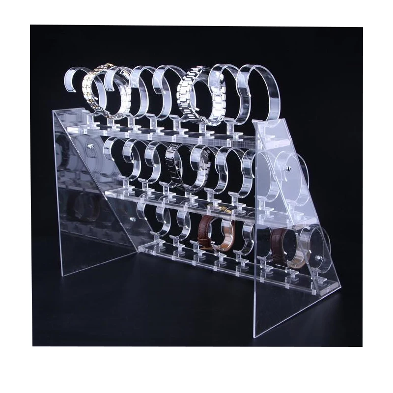 Clear Acrylic Watch Display Stand, Watch Frame, Bracelet Holder, Jewelry Showcase, Bracelet Display Rack, High Quality