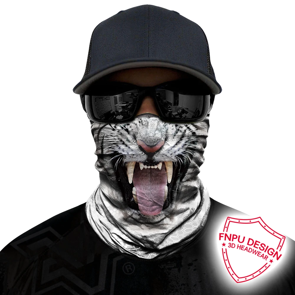 

BJMOTO Sport 3D Printing Animal Head Bandana Fishing Headscarf Styles Men/Women Outdoor Headscarf Banada Face Mask