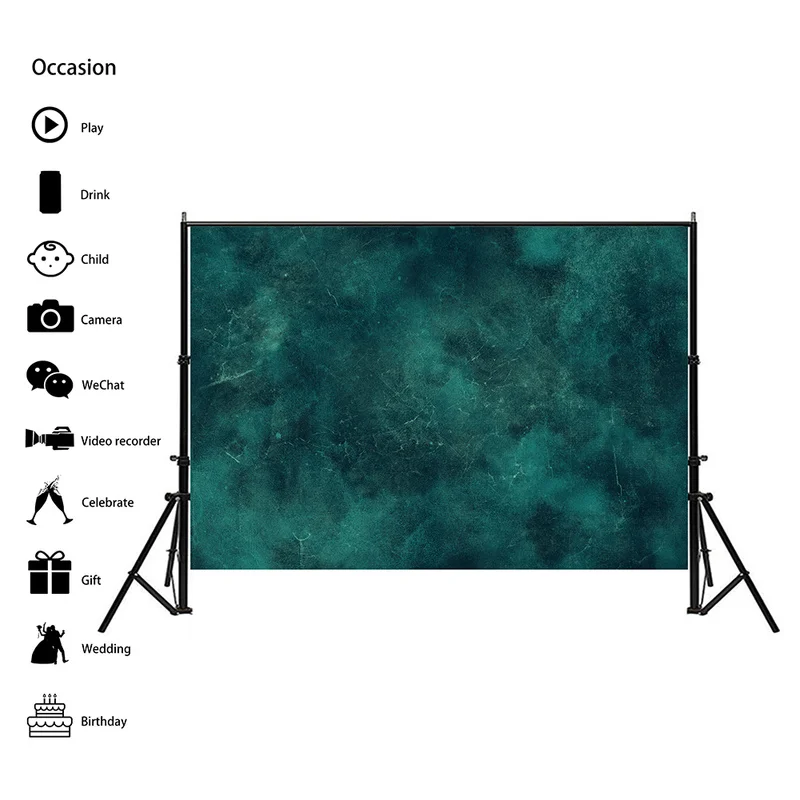 Retro Solid Color Photography Background Cloth Studio Photo Props Foldable Wearable Photography Backdrop