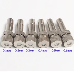 HEMAN 1pc Low Pressure High Quality Atomizing Misting Nozzle 6mm 8mm Spray Injector Atomization Head Mister Mist Spray System