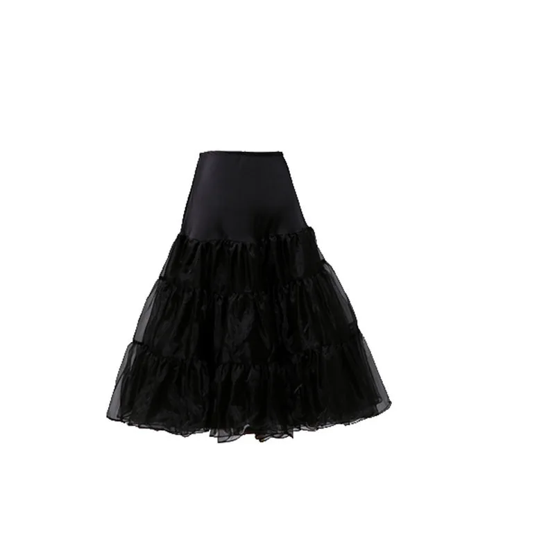 Gonna corta in Tulle bianco nero rosso gonna A Line Crinoline da sposa sottoveste Lady Girls Child Underskirt jumpon