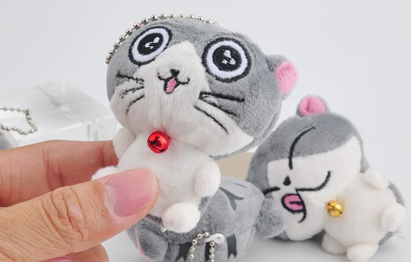 New Kawaii 7cm Kawaii Chi\'s Cat Plush Stuffed Toy Doll Kid\'s keychain pendant Gift Plush Toy Doll B0836