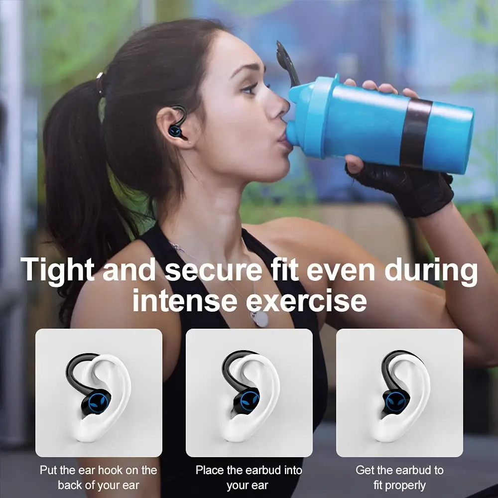 TWS Wireless Earphones Bluetooth-compatible 5.4 Headphones IPX7 Waterproof Earbuds LED Display HD Stereo Mic for Xiaomi iPhone